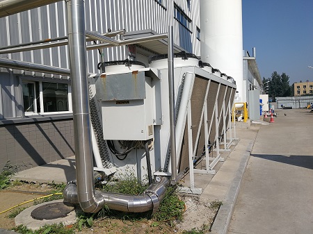 公司为沈阳华翔汽车零部件有限公司 干式空调冷却器机组噪声控制提供声学服务